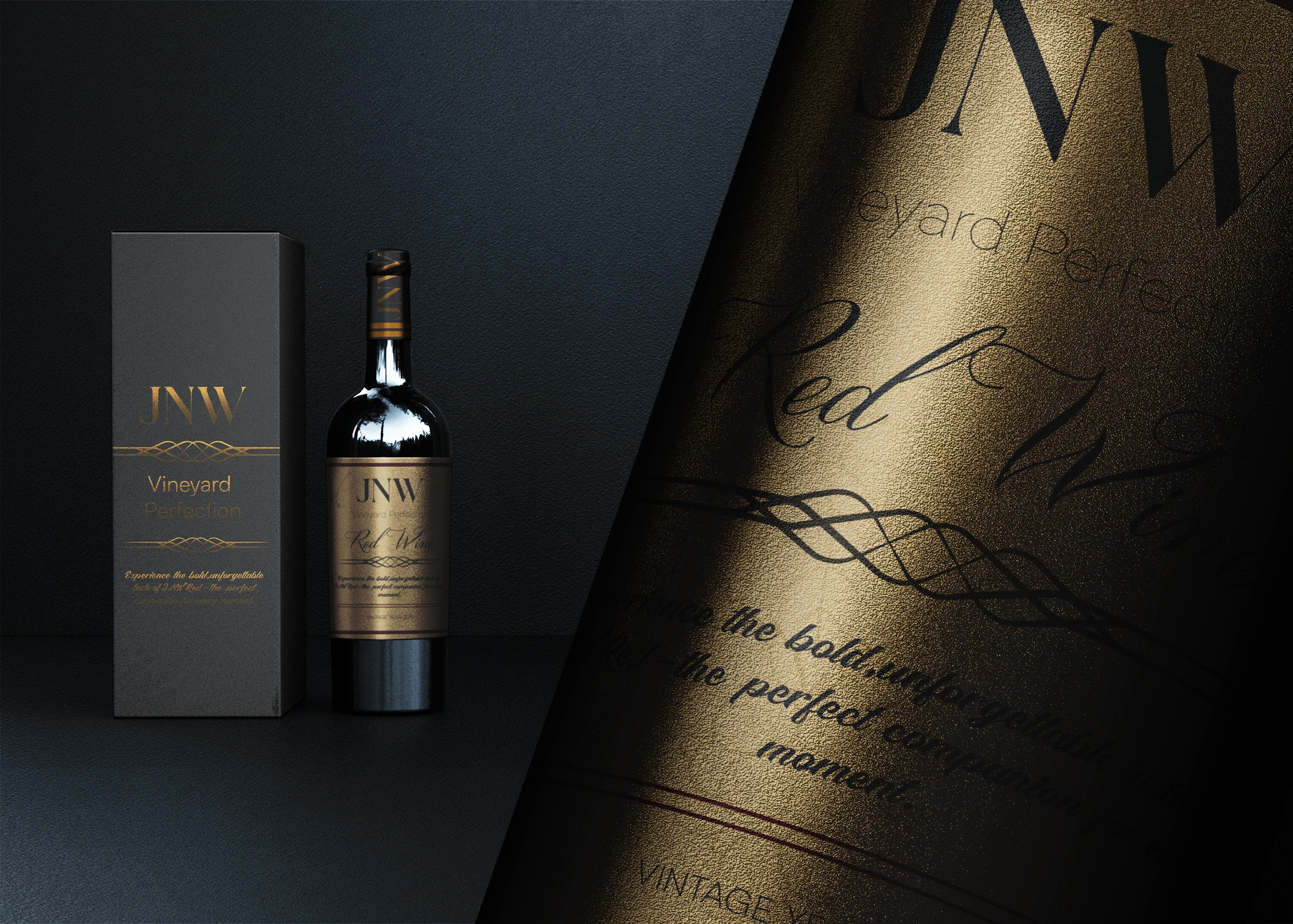 JNW Wines — Brand Identity Showcase 01